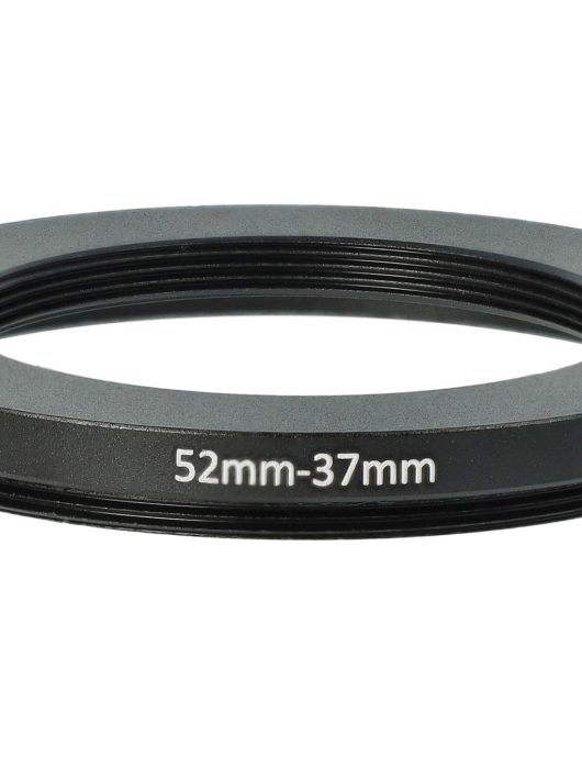 52 mm-től 37 mm-ig Gyűrűs Adapter, Kameralencséhez, Fém