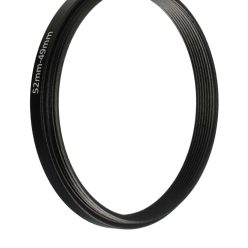 VHBW Step Ring Adapter 52 mm - 49 mm, for Camera Lens, Metal
