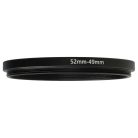 VHBW Step Ring Adapter 52 mm - 49 mm, for Camera Lens, Metal