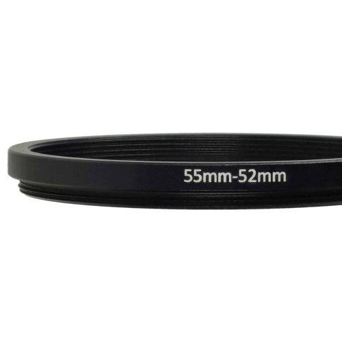 VHBW Step Ring Adapter 55 mm to 52 mm