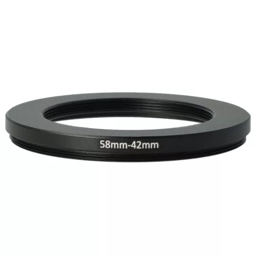 VHBW 58 mm bis 42 mm Ringadapter, Metall