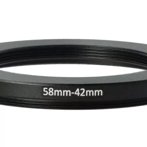 VHBW 58 mm bis 42 mm Ringadapter, Metall