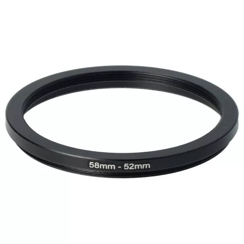 VHBW 58 mm bis 52 mm Ringadapter, Metall