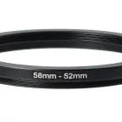 VHBW 58 mm bis 52 mm Ringadapter, Metall