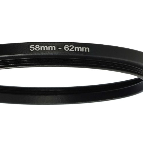 VHBW 58 mm - 62 mm Step-Up Gyűrűs Adapter - Szűrőadapter