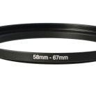VHBW Step-Up Adapter 58mm-67mm - Szűrőadapter