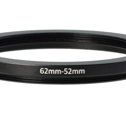 VHBW 62 mm to 52 mm Ring Adapter, Camera Lens, Metal
