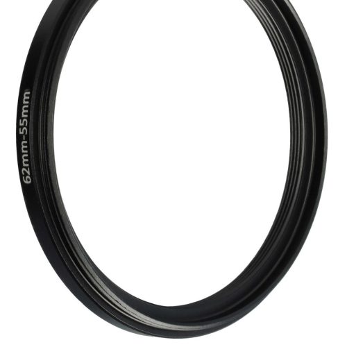 VHBW 62 mm to 55 mm Step-Up Ring Adapter, Metal