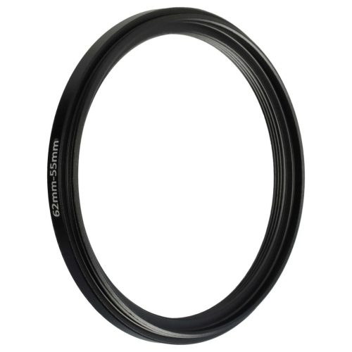 VHBW 62 mm to 55 mm Step-Up Ring Adapter, Metal