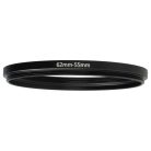 VHBW 62 mm to 55 mm Step-Up Ring Adapter, Metal
