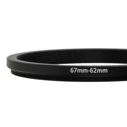 VHBW 67 mm bis 62 mm Ringadapter für Kameralinsen, Metall