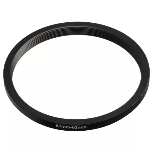 VHBW 67 mm bis 62 mm Ringadapter für Kameralinsen, Metall