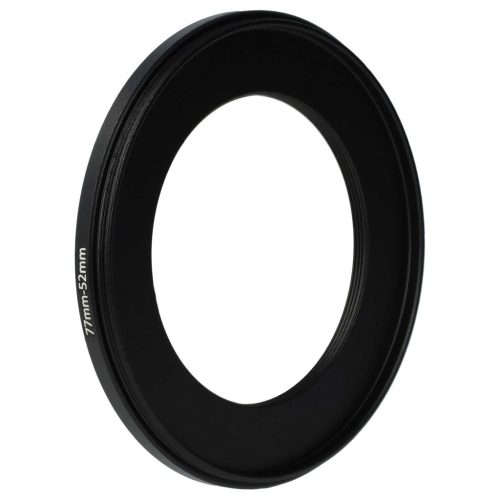 77mm-től 52mm-ig Gyűrűs Adapter, Kameralencséhez, Fém