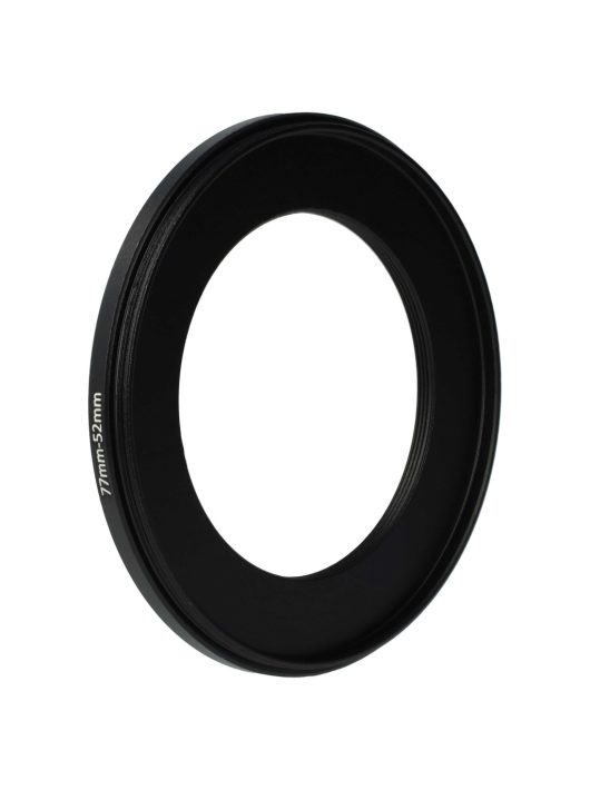 77mm-től 52mm-ig Gyűrűs Adapter, Kameralencséhez, Fém