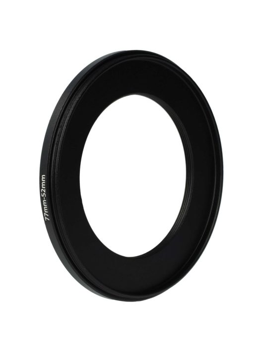 77mm-től 52mm-ig Gyűrűs Adapter, Kameralencséhez, Fém