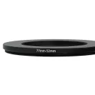 VHBW 77 mm auf 52 mm Ringadapter, für Kameraobjektive, Metall