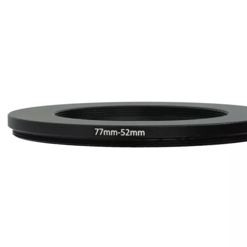 VHBW 77 mm auf 52 mm Ringadapter, für Kameraobjektive, Metall