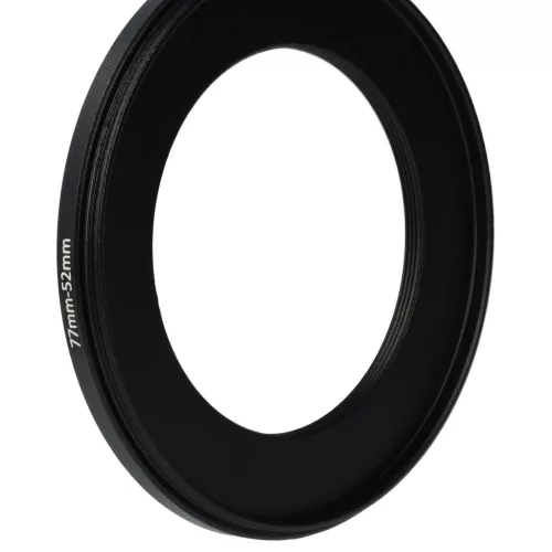 VHBW 77 mm auf 52 mm Ringadapter, für Kameraobjektive, Metall