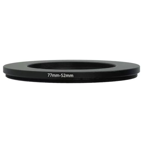 VHBW 77 mm auf 52 mm Ringadapter, für Kameraobjektive, Metall