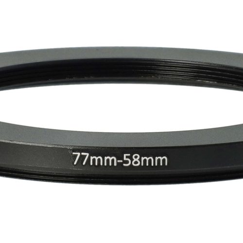 VHBW 77 mm to 58 mm Step Ring Adapter, Metal
