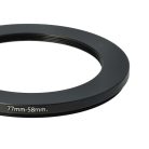 VHBW 77 mm to 58 mm Step Ring Adapter, Metal