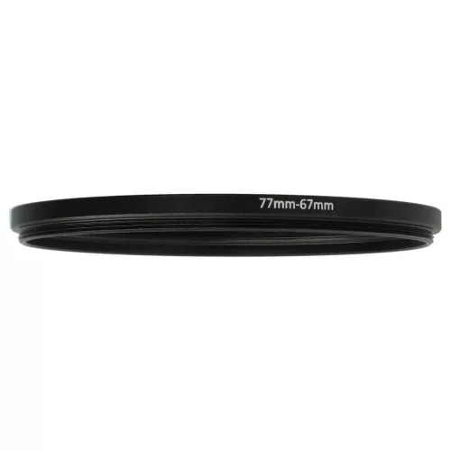 VHBW 77 mm auf 67 mm Ringadapter, für Kameraobjektive, Metall
