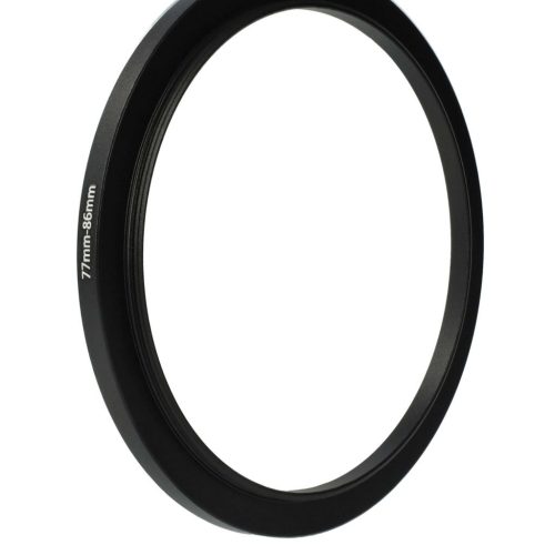 VHBW Step-Up Ring Adapter 77 mm - 86 mm for Camera Lens - Filter Adapter