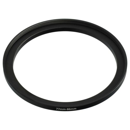 VHBW Step-Up Ring Adapter 77 mm - 86 mm for Camera Lens - Filter Adapter