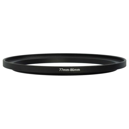 VHBW Step-Up Ring Adapter 77 mm - 86 mm for Camera Lens - Filter Adapter