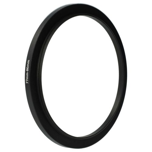 VHBW Step-Up Ring Adapter 77 mm - 86 mm for Camera Lens - Filter Adapter