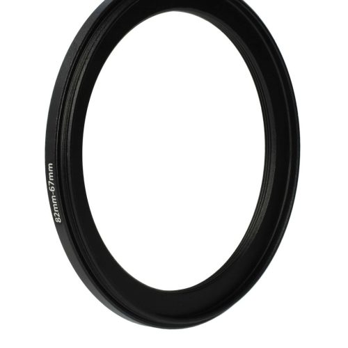 82 mm-től 67 mm-ig gyűrűs adapter, fém