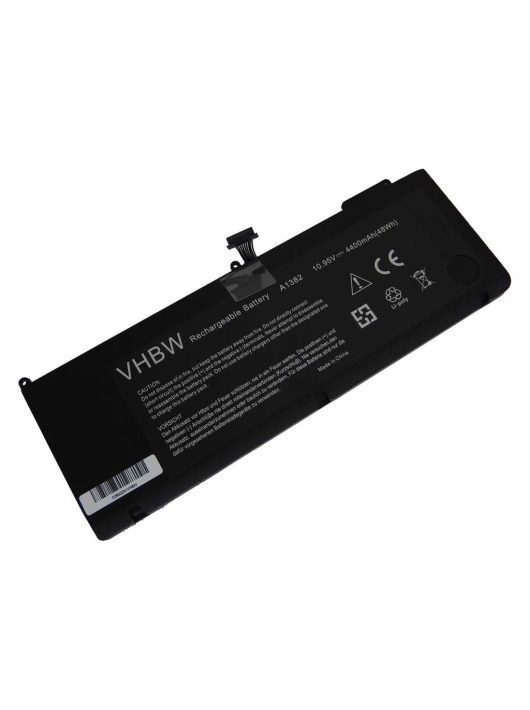 Notebook akkumulátor  Apple 020-7134-01, 020-7134-A, 661-5844 - 4400 mAh 10,95 V Li-polimer, fekete