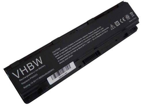 Notebook akkumulátor  Toshiba PA5024U-1BRS, PA5023U-1BRS - 8800 mAh 10,8 V Li-Ion, fekete