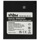 VHBW Radio Akku BP-209, BP-211, BP-210N, BP-209N, BP-210, BP-211N - 2300 mAh 7,2 V NiMH