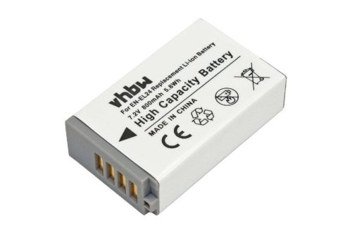 Akkumulátor Nikon VFB11901, EN-EL24-hez - 800mAh, 7,2V, Li-Ion