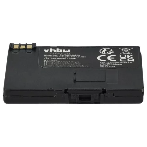 VHBW Vezetékes telefon akkuának  EBA-510, L36145-K1310-X401, BASIC56 - 850 mAh 3,7 V Li-Ion