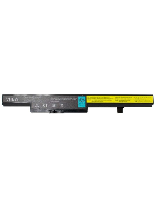 Notebook akkumulátor  Lenovo 45N1184, 45N1185, 45N1182, 45N1183 - 2200 mAh 14,8 V Li-Ion, fekete