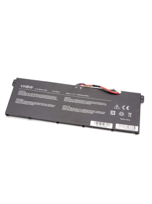 Notebook akkumulátor  Acer AC14B13J, 4ICP5/57/80, AC14B18J - 3000 mAh 11,4 V Li-polymer