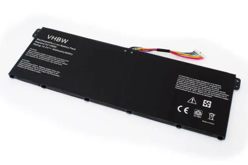 VHBW Notebook akkumulátor  Acer 4ICP6/60/78, 3ICP5/57/80, 41CP6/60/80 - 3000 mAh 15,2 V Li-polymer
