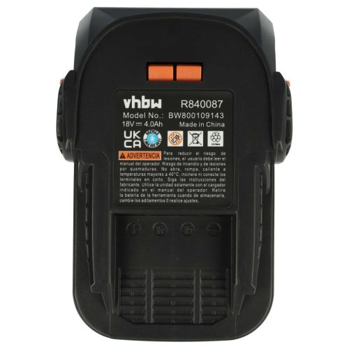 VHBW Electric Power Tool Battery for AEG B1814, B1817G, B1817 Tools - 18V, Li-Ion, 4000mAh