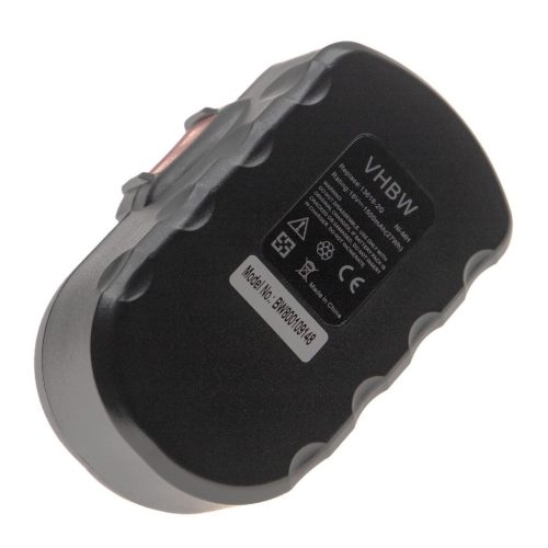 Elektromos kéziszerszámgép akkumulátor  Bosch 2 607 335 266, 2 607 335 278, 2607335535 - 1500 mAh, 18 V, NiMH akkumulátort