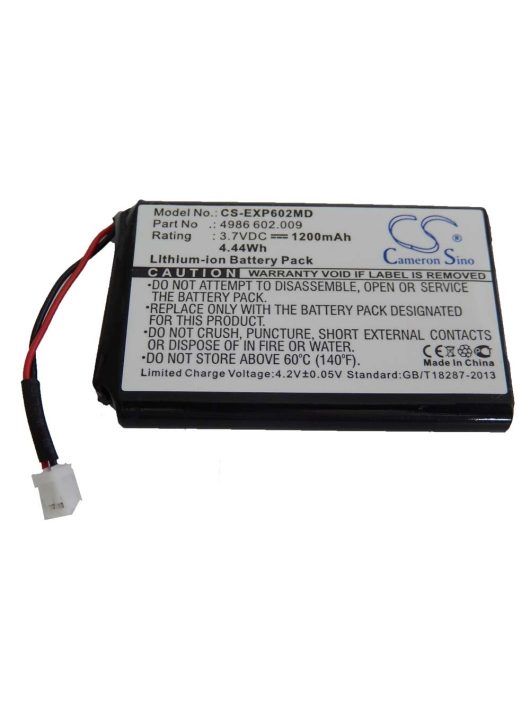 4986 602,009 - 1200 mAh 3,7 V Li-Ion Akkumulátor