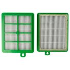 VHBW 2x HEPA Filter for AEG ASF1W, AFS1, E 12, AFS1W, AEFG12W Philips