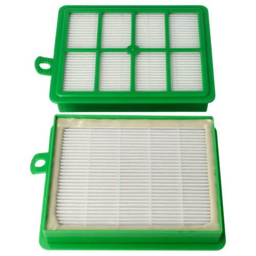 VHBW 2x HEPA Filter for AEG ASF1W, AFS1, E 12, AFS1W, AEFG12W Philips