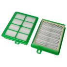 VHBW 2x HEPA Filter for AEG ASF1W, AFS1, E 12, AFS1W, AEFG12W Philips
