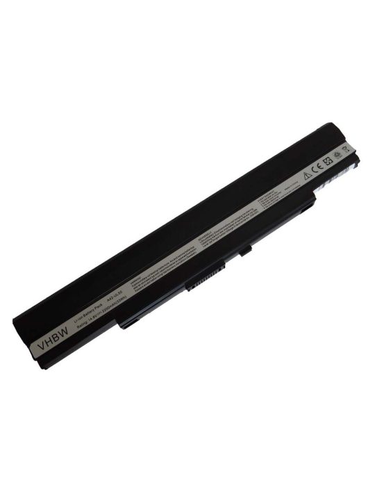 Notebook akkumulátor  Asus 07G016BW1875, 07G016C11875 - 2200 mAh 14,8 V Li-Ion, fekete