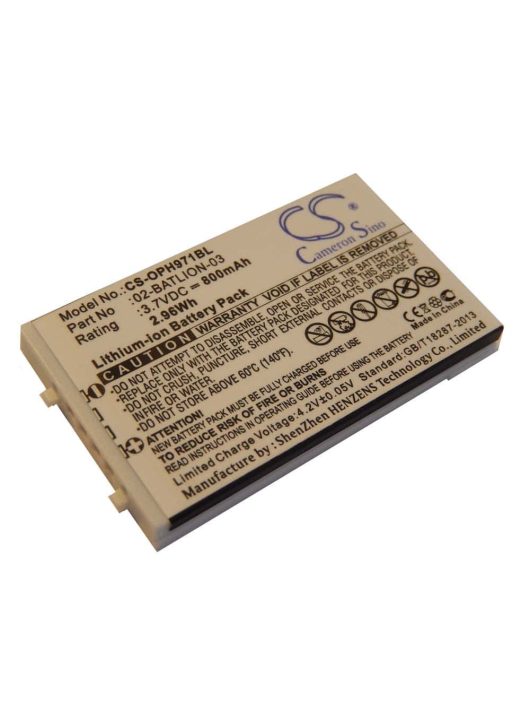 Opticon 02-BATLION-03, ORBLIOP0012, 11267 - 800 mAh 3,7 V Li-Ion Vonalkód Olvasó