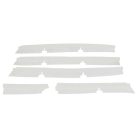 VHBW 4x Gummi Lippe Neato Botvac 70E Robotstaubsauger mit Leisten