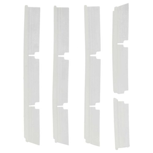 VHBW 4x Gummi Lippe Neato Botvac 70E Robotstaubsauger mit Leisten