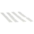 VHBW 4x Gummi Lippe Neato Botvac 70E Robotstaubsauger mit Leisten